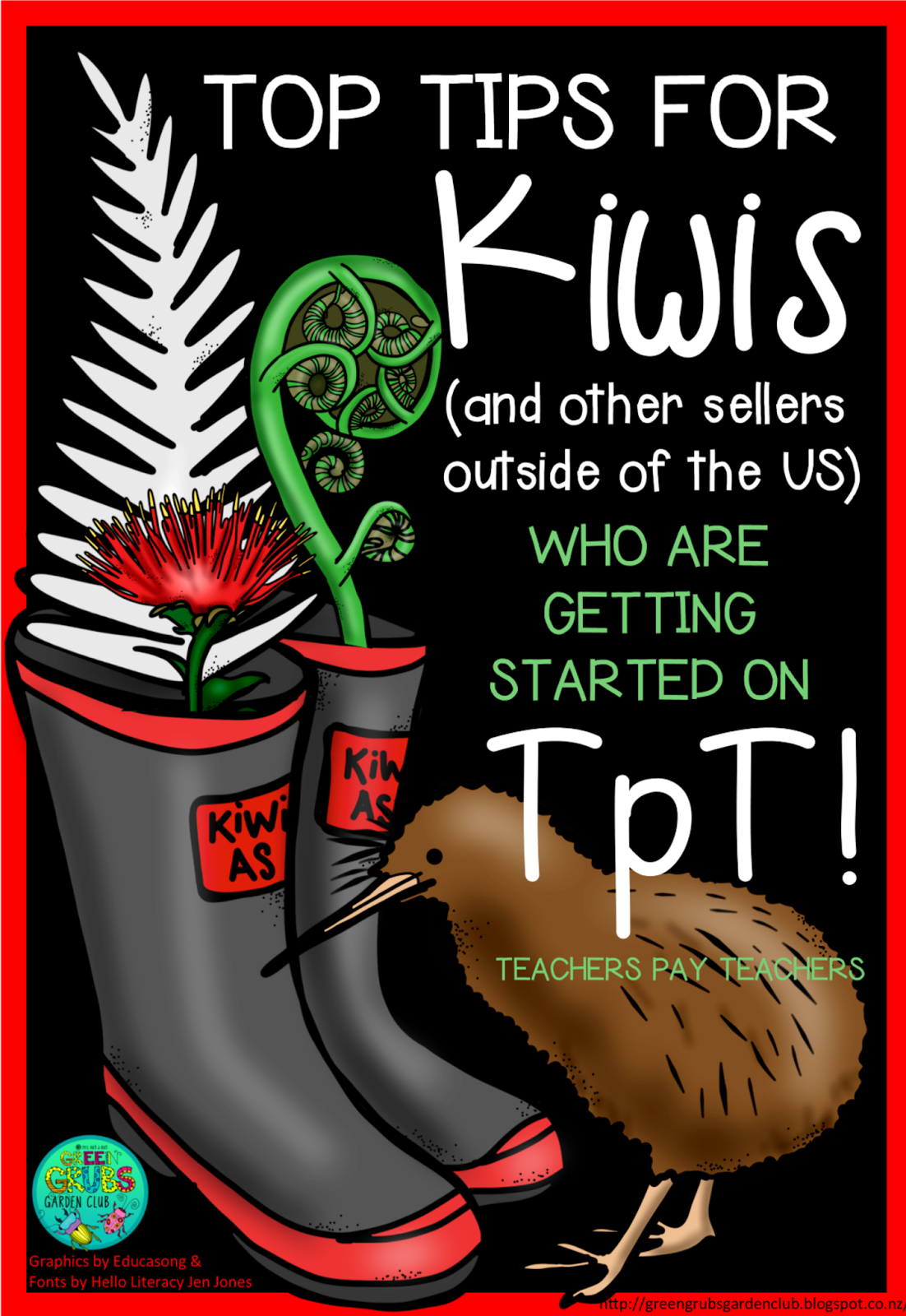 TOP TIPS FOR KIWIS GETTING STARTED ON TPT! (+ tips for sellers outside of the US)