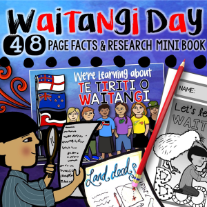 Waitangi Day {An activity booklet about the Treaty for Kiwi kids}