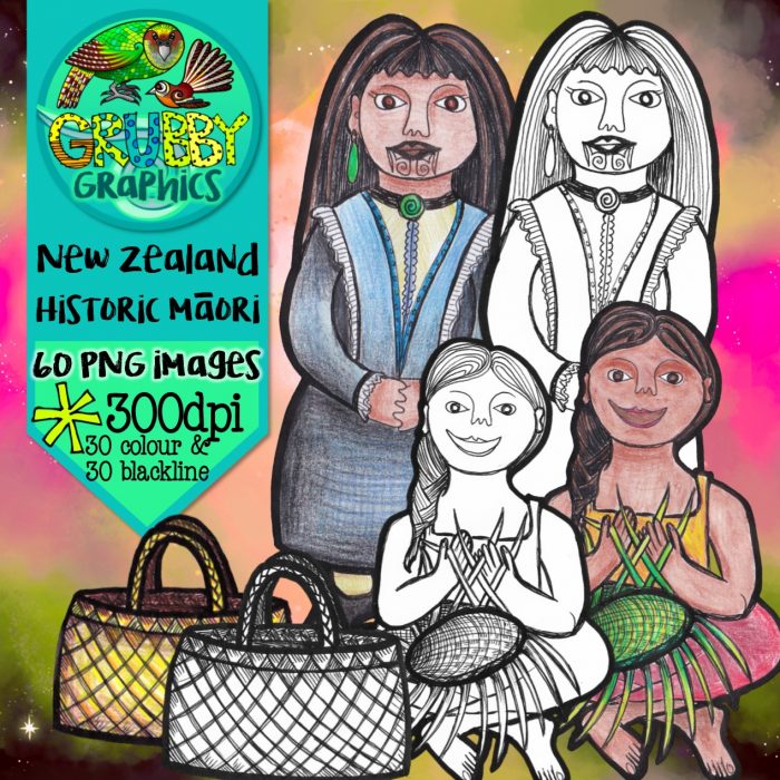 Historic Maori Clip Art