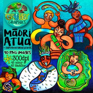 Māori Atua Clip Art (Gods & Supernatural Beings)