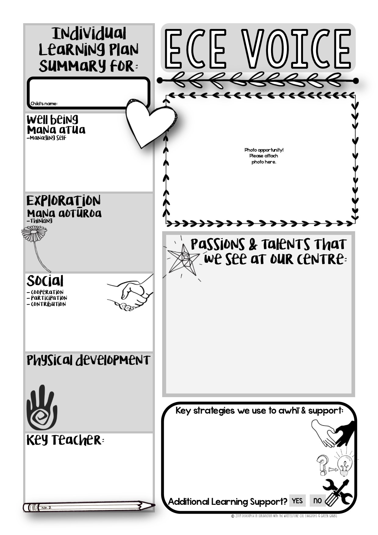 ECE Transition sheets (FREE download)