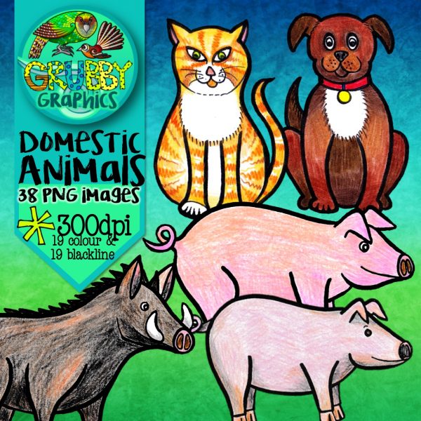 Domestic Animals (Clip Art)