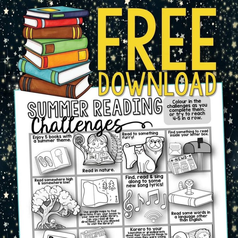 Summer Reading Challenges – FREE download