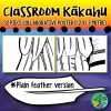 Classroom Kakahu (Cloak) Collaborative Poster - plain feather version - Image 4