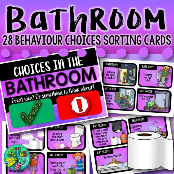 Choices Cards (Safety & Behaviour in the Bathroom)