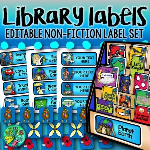 Library Category labels (Editable Non-Dewey)
