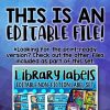 Library Category labels (Editable Non-Dewey) - Image 4