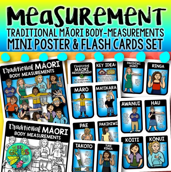 Māori Body-Measurement Posters & Flash Cards
