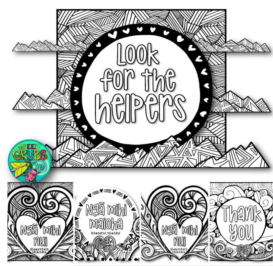 Mindful colouring & thank you cards - Image 2